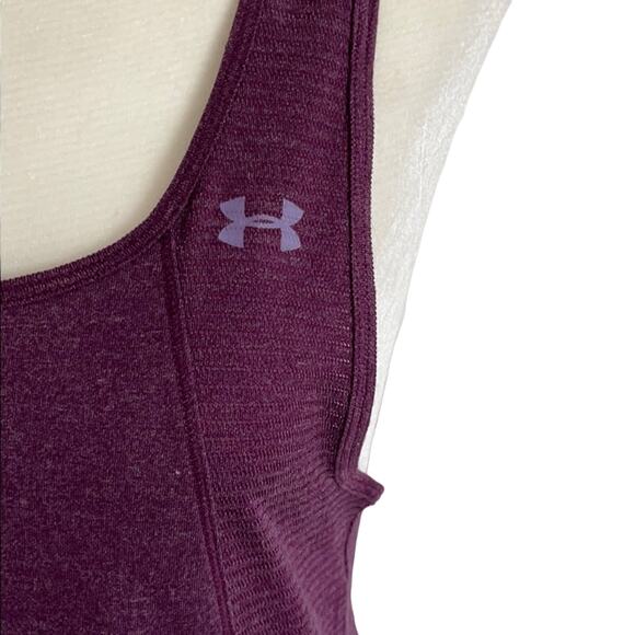 Under Armour Burgundy Racerback Tank Small - Picture 3 of 16